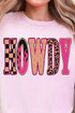 Pink Heat Howdy Comfort Colors Adult Ring-Spun Cotton Tee