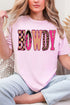 Pink Heat Howdy Comfort Colors Adult Ring-Spun Cotton Tee