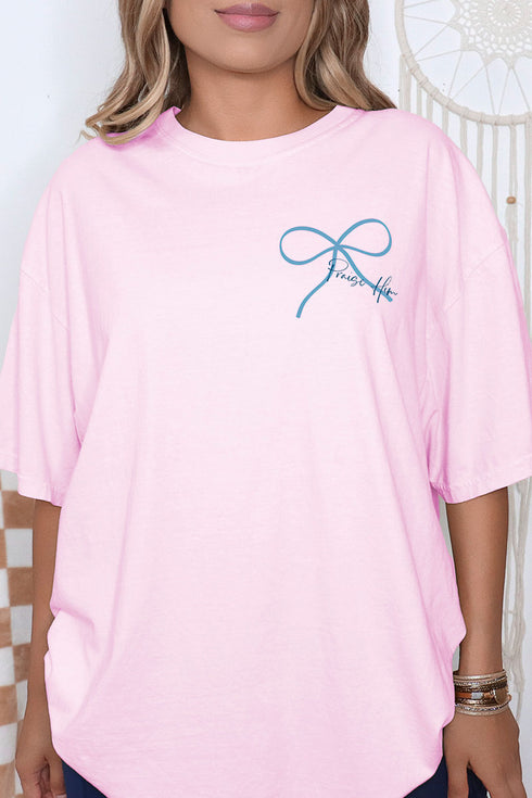 Praise In Every Season Front & Back Design Comfort Colors Adult Ring-Spun Cotton Tee