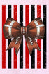 Red & Black Varsity Bow Comfort Colors Adult Ring-Spun Cotton Tee