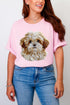 Faux Yarn Shih Tzu Comfort Colors Adult Ring-Spun Cotton Tee