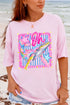 Striped Oh Whale Comfort Colors Adult Ring-Spun Cotton Tee