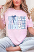Sunday Blue Amen Comfort Colors Adult Ring-Spun Cotton Tee