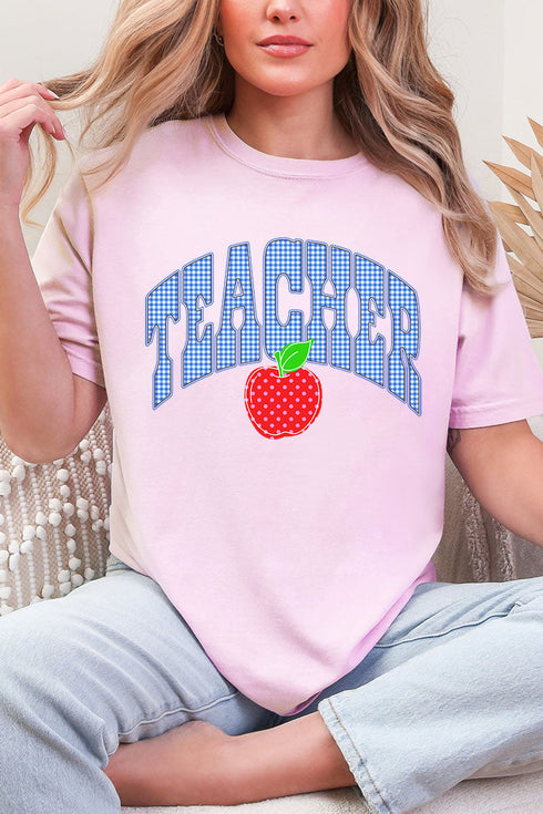 Sweet Apple Teacher Comfort Colors Adult Ring-Spun Cotton Tee
