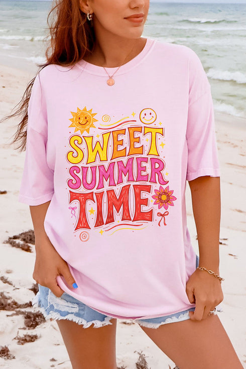 Golden Glow Sweet Summer Time Comfort Colors Adult Ring-Spun Cotton Tee
