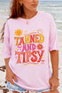 Tanned And Tipsy State Of Mind Comfort Colors Adult Ring-Spun Cotton Tee