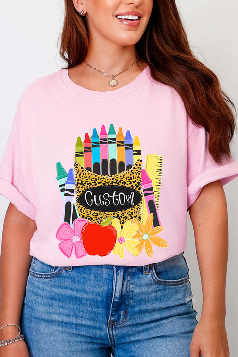 Personalized Teaching In Full Color Comfort Colors Adult Ring-Spun Cotton Tee *Enter Your Name