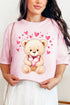 Teddy In Love Comfort Colors Adult Ring-Spun Cotton Tee
