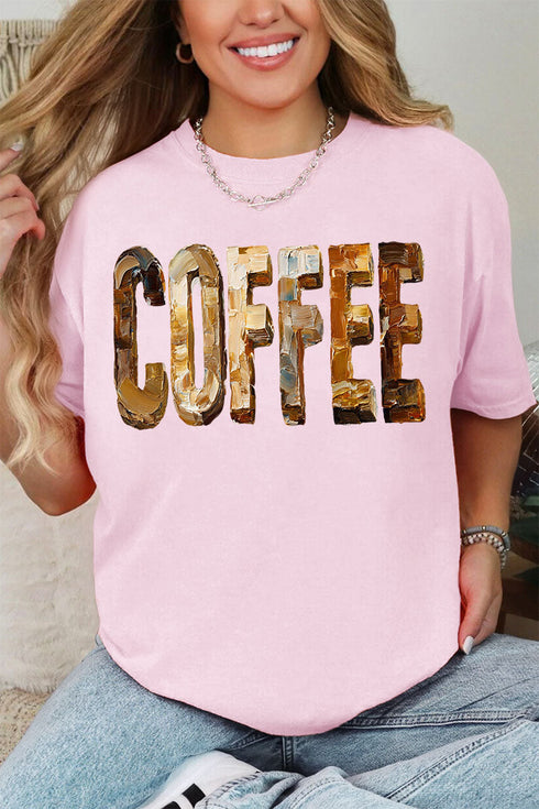 The Painted Coffee Comfort Colors Adult Ring-Spun Cotton Tee