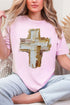 The Painted Gilded Cross Comfort Colors Adult Ring-Spun Cotton Tee
