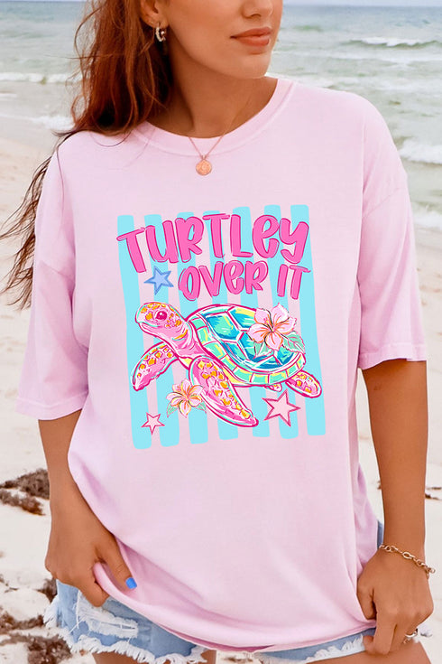 Turtley Over It Comfort Colors Adult Ring-Spun Cotton Tee