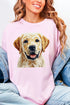 Faux Yarn Yellow Labrador Retriever Comfort Colors Adult Ring-Spun Cotton Tee