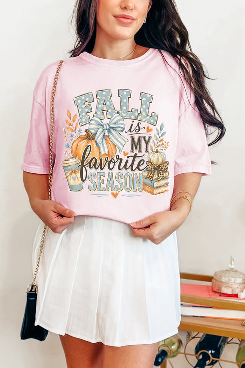 Fall Season Charm Comfort Colors Adult Ring-Spun Cotton Tee