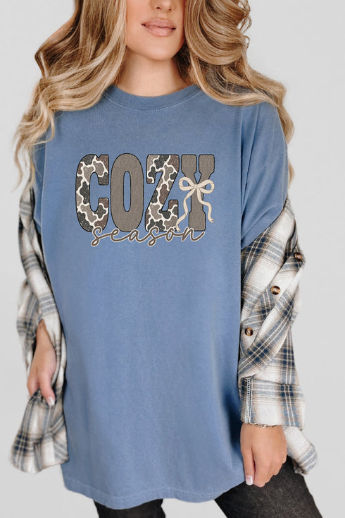 Camo Cozy Season Comfort Colors Adult Ring-Spun Cotton Tee