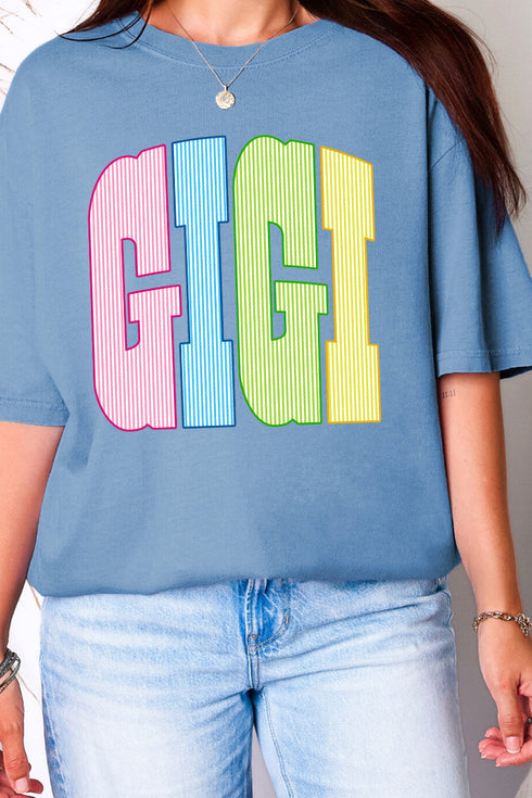 Color Me Loved Gigi Comfort Colors Adult Ring-Spun Cotton Tee