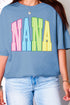 Color Me Loved Nana Comfort Colors Adult Ring-Spun Cotton Tee