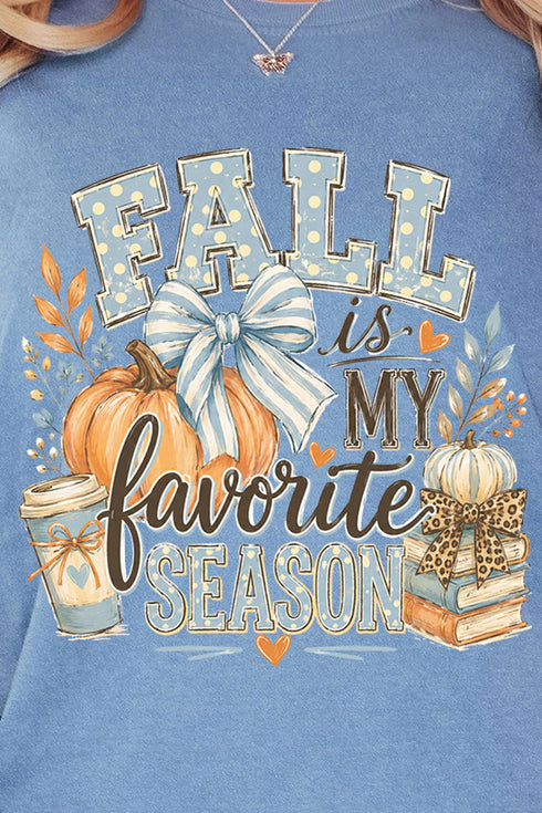 Fall Season Charm Comfort Colors Adult Ring-Spun Cotton Tee