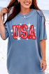 Painted Patriotism Comfort Colors Adult Ring-Spun Cotton Tee