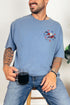 Red, White & Quack Front & Back Comfort Colors Adult Ring-Spun Cotton Tee