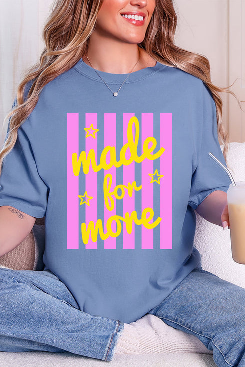 Retro Pop Made For More Comfort Colors Adult Ring-Spun Cotton Tee