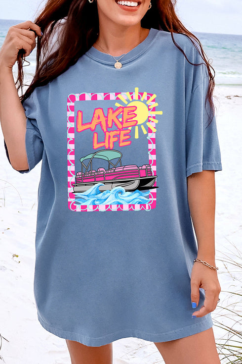 Sunny Lake Life Comfort Colors Adult Ring-Spun Cotton Tee
