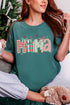 Candy Cane Lane Mama Comfort Colors Adult Ring-Spun Cotton Tee