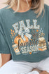 Fall Season Charm Comfort Colors Adult Ring-Spun Cotton Tee