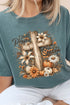 Harvest Praise Cross Comfort Colors Adult Ring-Spun Cotton Tee