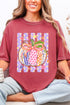 Pretty Patchwork Pumpkin Comfort Colors Adult Ring-Spun Cotton Tee