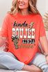 Kinda Boujee Kinda Broke Comfort Colors Adult Ring-Spun Cotton Tee