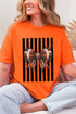 Black Varsity Bow Comfort Colors Adult Ring-Spun Cotton Tee