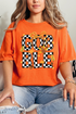 Checkered Gobble Coquette Comfort Colors Adult Ring-Spun Cotton Tee