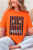 Personalized Navy Varsity Bow Comfort Colors Adult Ring-Spun Cotton Tee
