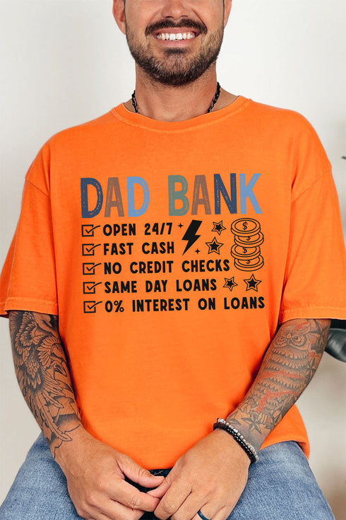 Dad Bank Comfort Colors Adult Ring-Spun Cotton Tee