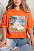 Ghost Mentally I'm Here Comfort Colors Adult Ring-Spun Cotton Tee