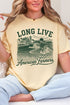 Long Live American Farmers Comfort Colors Adult Ring-Spun Cotton Tee