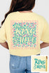 The King Is Alive Front & Back Design Comfort Colors Adult Ring-Spun Cotton Tee