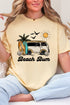 Retro Beach Bum Comfort Colors Adult Ring-Spun Cotton Tee