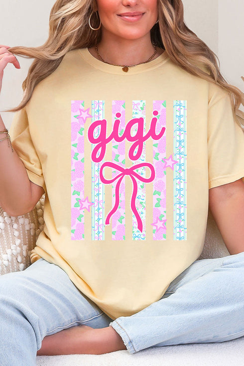 Personalized Bow-tiful Garden Comfort Colors Adult Ring-Spun Cotton Tee *Choose Your Name