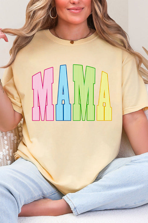 Color Me Loved Mama Comfort Colors Adult Ring-Spun Cotton Tee