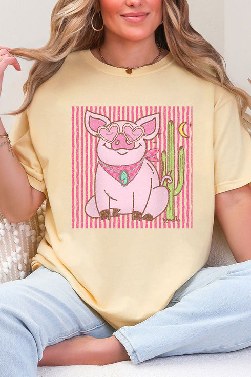 Desert Diva Piggy Comfort Colors Adult Ring-Spun Cotton Tee