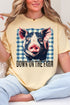 Down On The Farm Pig Comfort Colors Adult Ring-Spun Cotton Tee