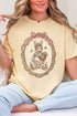 Easter Belle Spring Bunny Comfort Colors Adult Ring-Spun Cotton Tee