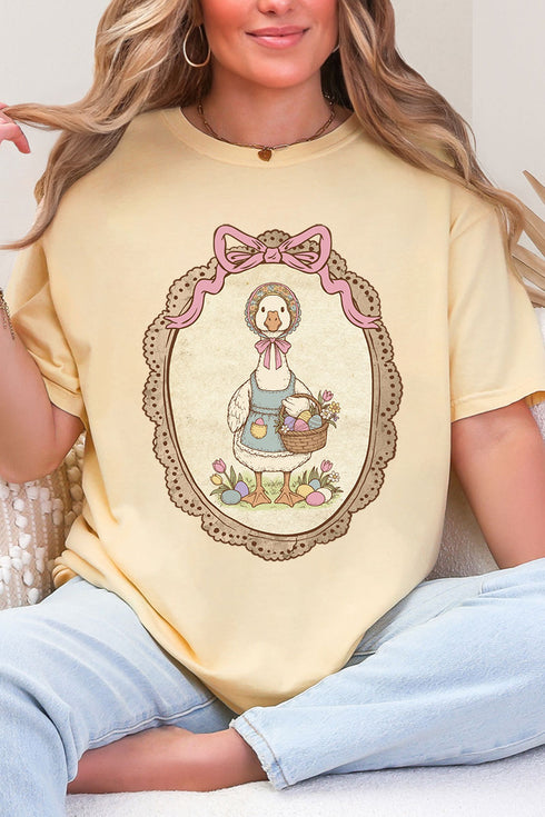 Easter Belle Spring Goose Comfort Colors Adult Ring-Spun Cotton Tee