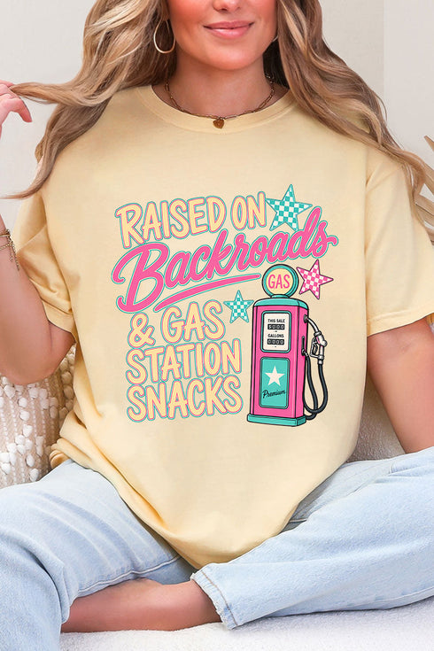 Gas Station Snacks Comfort Colors Adult Ring-Spun Cotton Tee