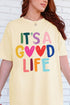 Heart It's A Good Life Comfort Colors Adult Ring-Spun Cotton Tee