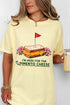 Here For The Pimento Cheese Comfort Colors Adult Ring-Spun Cotton Tee