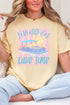 Living On Lake Time Comfort Colors Adult Ring-Spun Cotton Tee