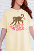 Monkey See, Monkey Do Full Front & Back Comfort Colors Adult Ring-Spun Cotton Tee