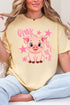 Oink Oink Shake Full Front & Back Design Comfort Colors Adult Ring-Spun Cotton Tee